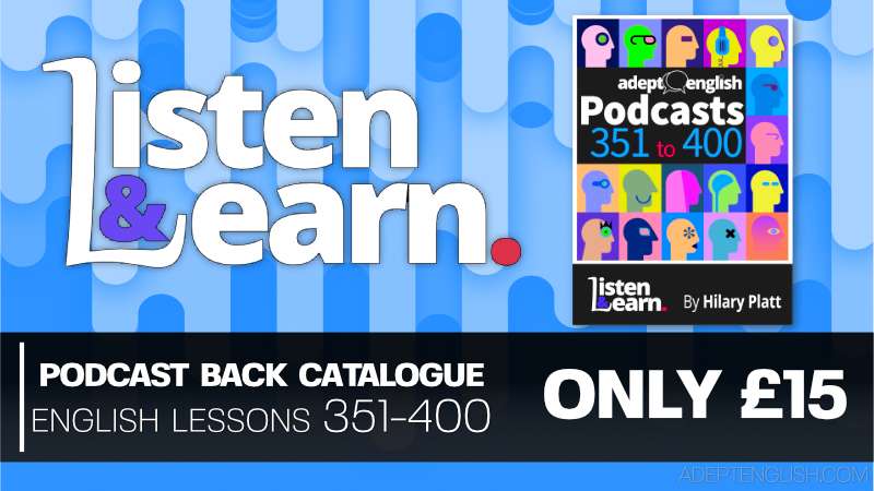 Build up your English language skills and expand your English vocabulary and listening comprehension with our English podcast audio lessons.