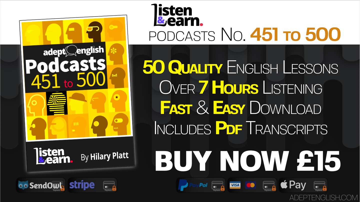 Learn English wherever you are! With this bundle of 50 English lesson podcasts, you'll never have to be without a fantastic lesson.