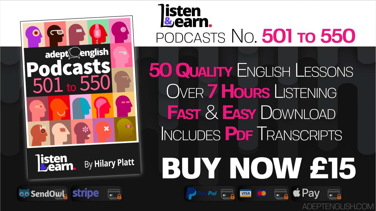 Wherever you go, English learning goes with you! With our bundle of 50 English lesson podcasts, you'll always have access to great lessons that help you improve.