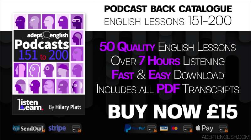 50 English audio lessons designed to help you speak English fluently.