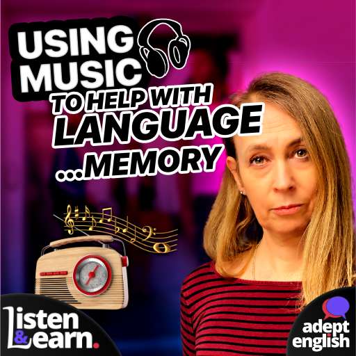 A photo of an old fashioned radio on a table. Spice up your English language learning. Learning with music delivers better results than just using plain text, and let’s be honest, who doesn’t like a bit of music while studying?