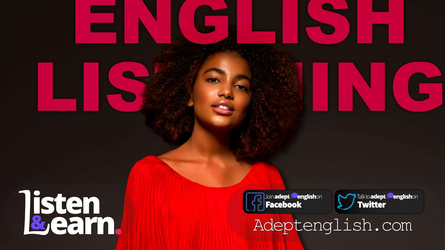 A lady in red. Common English words and phrases for the colour red, in today's English language lesson.
