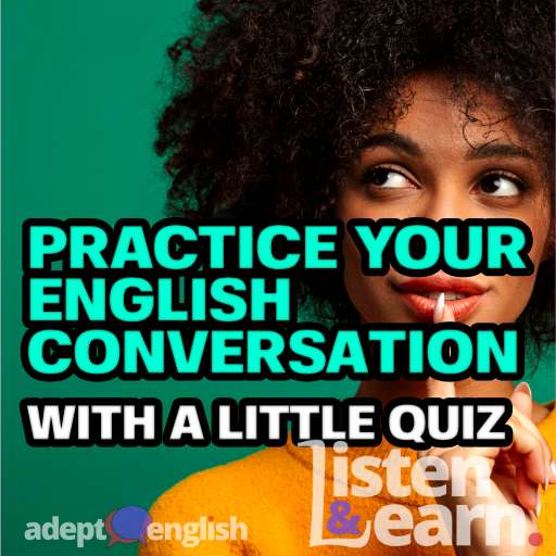 Portrait of a smiling young African woman, thinking about today's Adept English quiz!