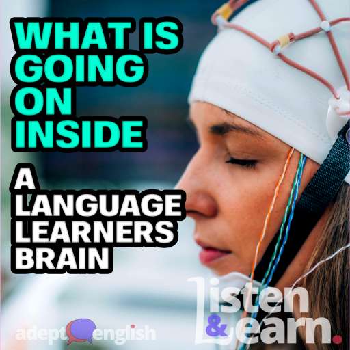 Photograph of a young lady undertaking a brainwave EEG or Electroencephalograph Examination in a Clinic. As we discuss what goes on in a language learners brain?