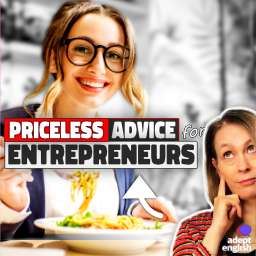 A photo of a female entrepreneur eating at her. But what makes entrepreneurs successful? In today’s lesson, we learn about characteristics of successful people – the things they do and can do.