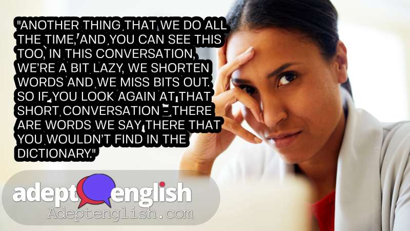 A photograph of a woman struggling to understand English. Let’s push our language learning skills to the next level to understand native English speakers who speak too fast.