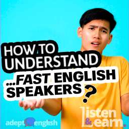Photograph of a man looking confused. Join us, and discover tips, tricks and techniques while we learn how to better understand native English speakers who speak too fast