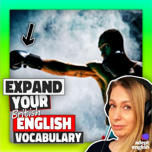 A dramatic photo of a boxer throwing a punch. Don't miss out on your chance to improve your English and explore the rich history of our language!