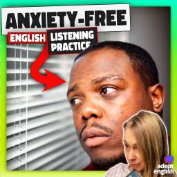 Anxious man looking through window blinds. Find out how anxiety affects life. Listen to our podcast for insights!