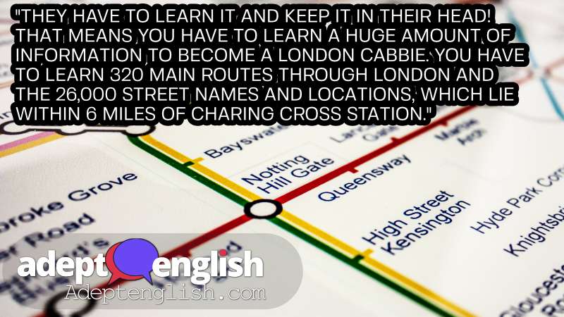 A photograph of a London underground map with famous locations. If you want to improve your English vocabulary and listening comprehension, this is the podcast for you.