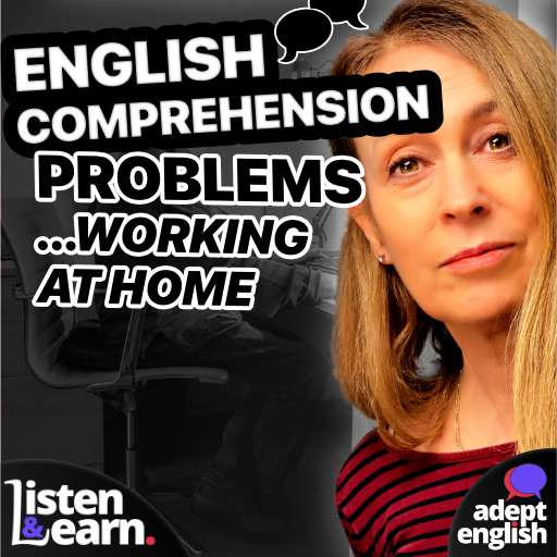 A man sitting at a desk working from home. Today’s English listening practice is all about the way we work, and how it has changed for millions of people over the last two years.