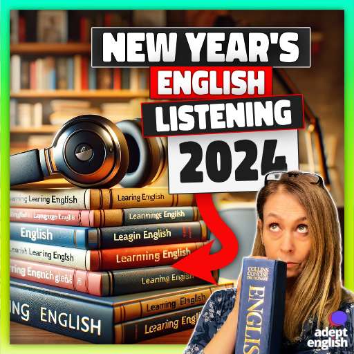A stack of English language books and headphones, depicting language learning. Get your English in shape! Join us for a lesson on health and fitness vocabulary.