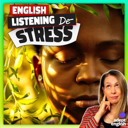 A person standing amongst green branches, with the sun shining. Does Forest Bathing Boost Your Health? Listen to Learn