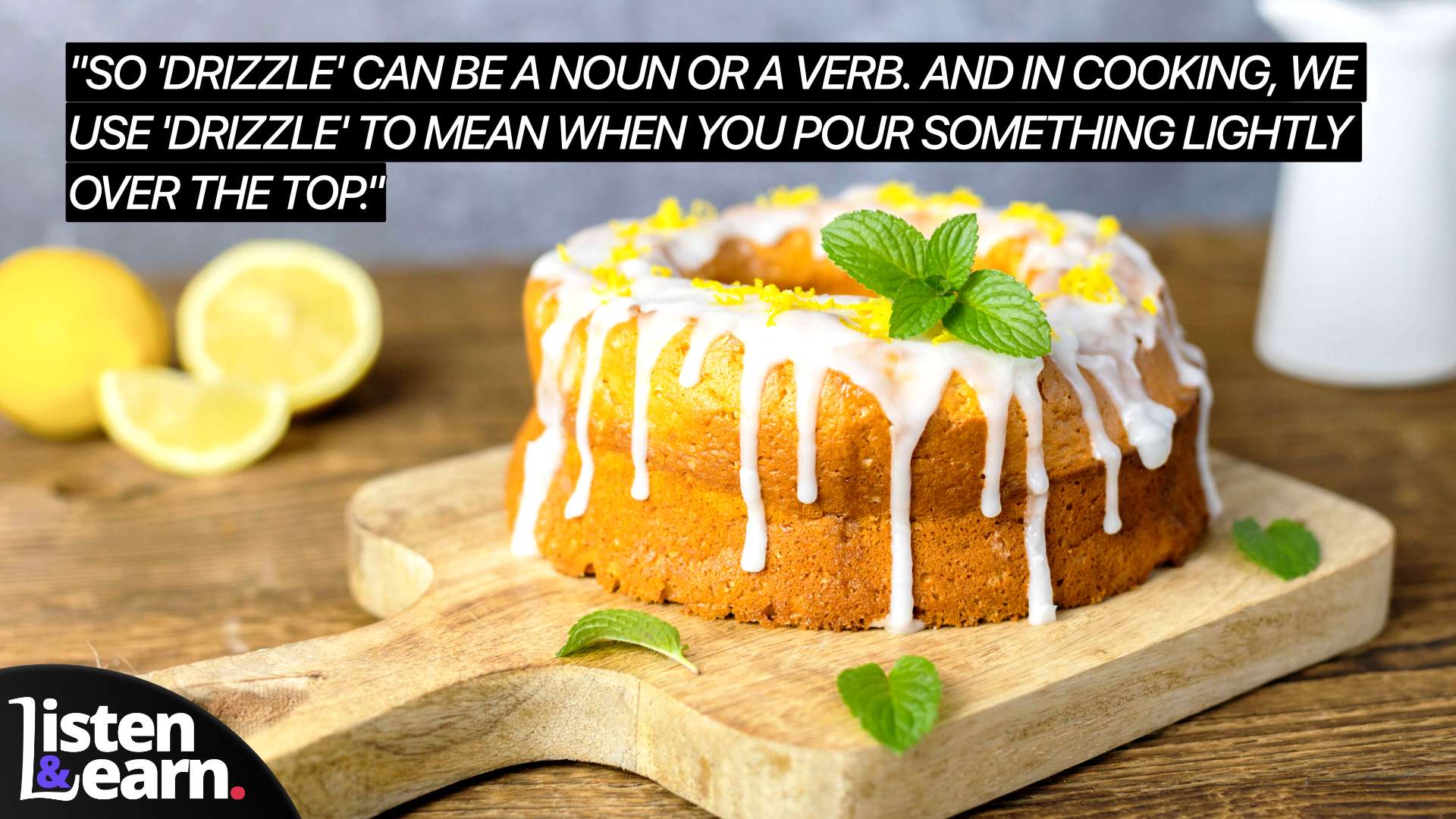 A photo of a lemon drizzle cake. The British have a long and rich history of baking, and these 7 cakes are among the most traditional.