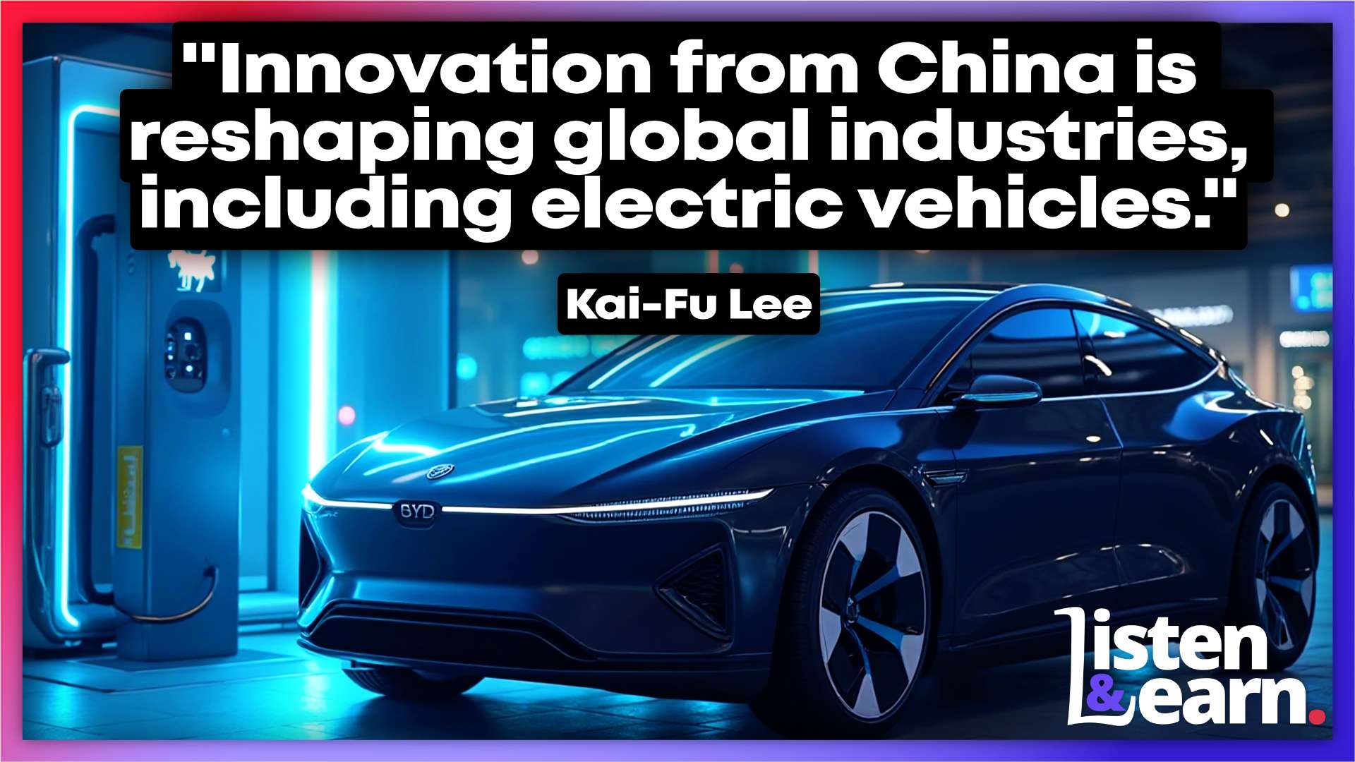 China's BYD new charging speeds. Practise listening to clear English with numbers, stats, and cultural insights.