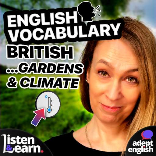 A lovely forest garden in spring. Today we talk about British plants, the climate and how a change in temperature can affect our gardens. I have some great vocabulary and English phrases to share with you.