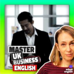A photo of a man working in a UK business. This English language lesson gives you the skills and knowledge to understand the nuances of UK business English.