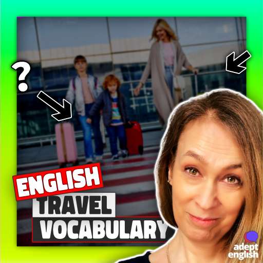 A family with luggage at an airport. Improve your English comprehension skills while practising listening to UK news stories read at a good pace with clear pronunciation.