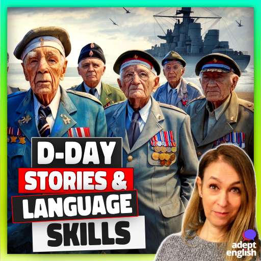 An illustration of war vets being commemorated. Enhance your listening skills with engaging content.