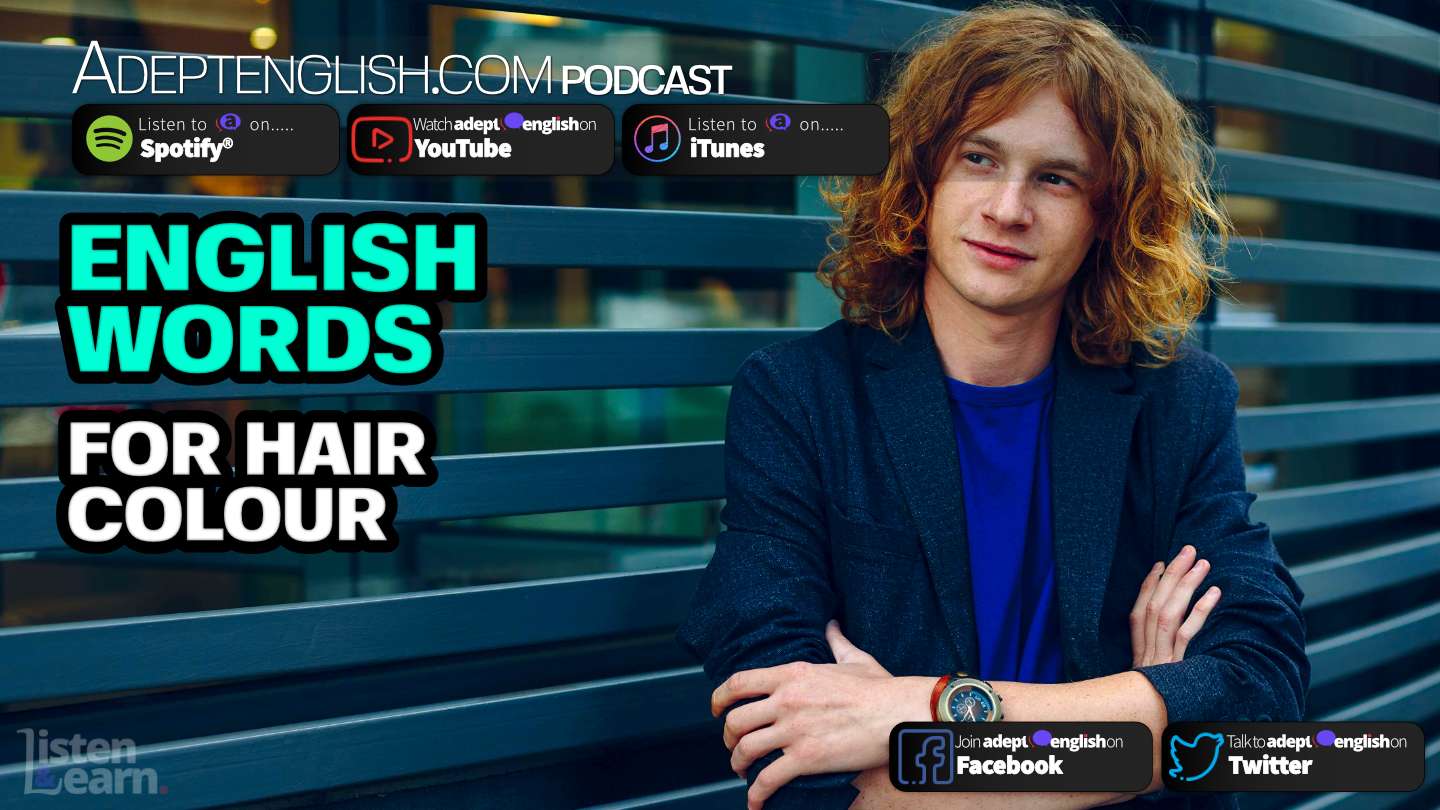  English Words For Hair  Colour Ep 253