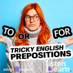 A photograph of a confused woman. If you are looking for a great way to master the use of TO and FOR in English, you can learn everything that you need to know from this English grammar podcast lesson.