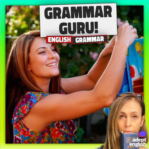 A young lady hanging washing out to dry. Crack the Code to English Fluency: Discover the crucial elements you need for mastering English!