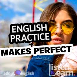 A photo of a young woman looking aside posing in sunlight. With Adept English you learn English grammar