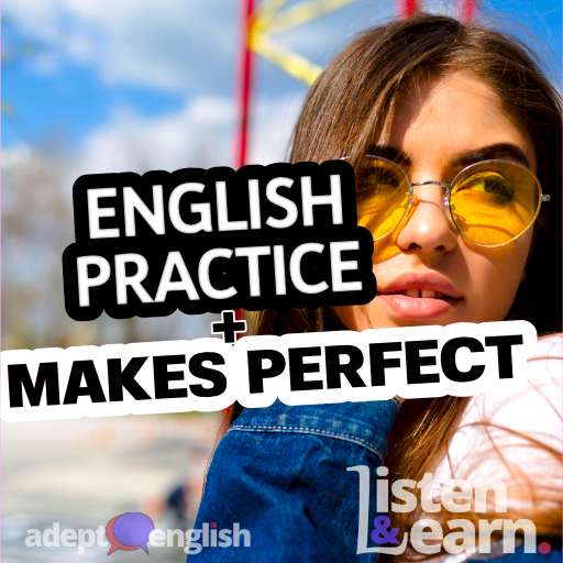 A photo of a young woman looking aside posing in sunlight. With Adept English you learn English grammar