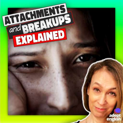 A woman crying. Learn how the attachment theory can help you improve your English communication skills and gain better fluency.