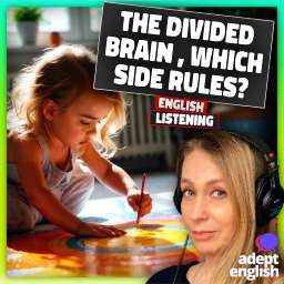 A young child engages her creative brain. Improve your listening and speaking naturally.