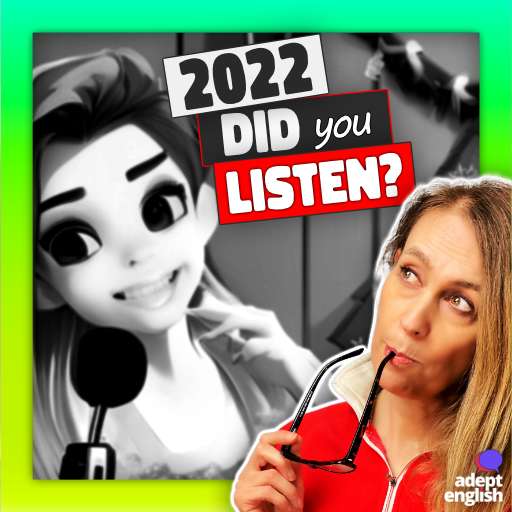 An AI generated picture of a female Santa podcast host. Our innovative learning method can help you become a successful language learner.
