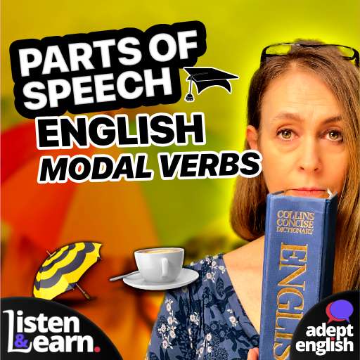 A photo of a woman with a brightly coloured umbrella. This podcast will help you get to know modals better so you can use them confidently and correctly in your own speech and writing.